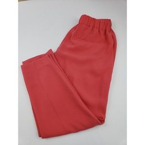 J Crew Pull On Dress Pants Size 4 Color Pink Stretchy Comfort WaistBand